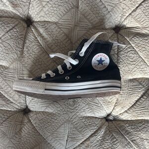 Converse Kids Black and White High-Top Sneakers